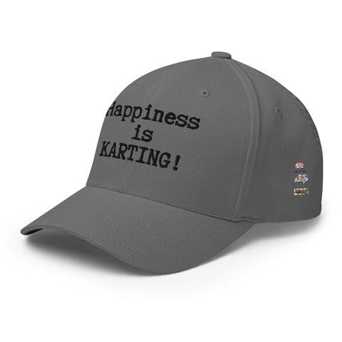 HAPPINESS IS KARTING! Structured Twill Cap
