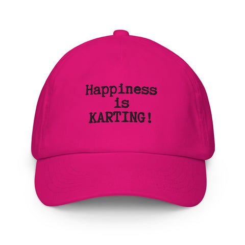 HAPPINESS IS KARTING! Kids cap