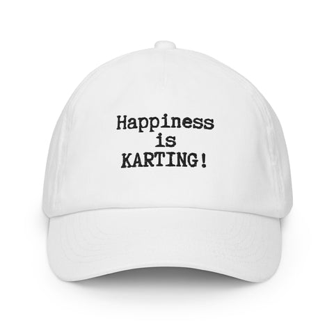 HAPPINESS IS KARTING! Kids cap