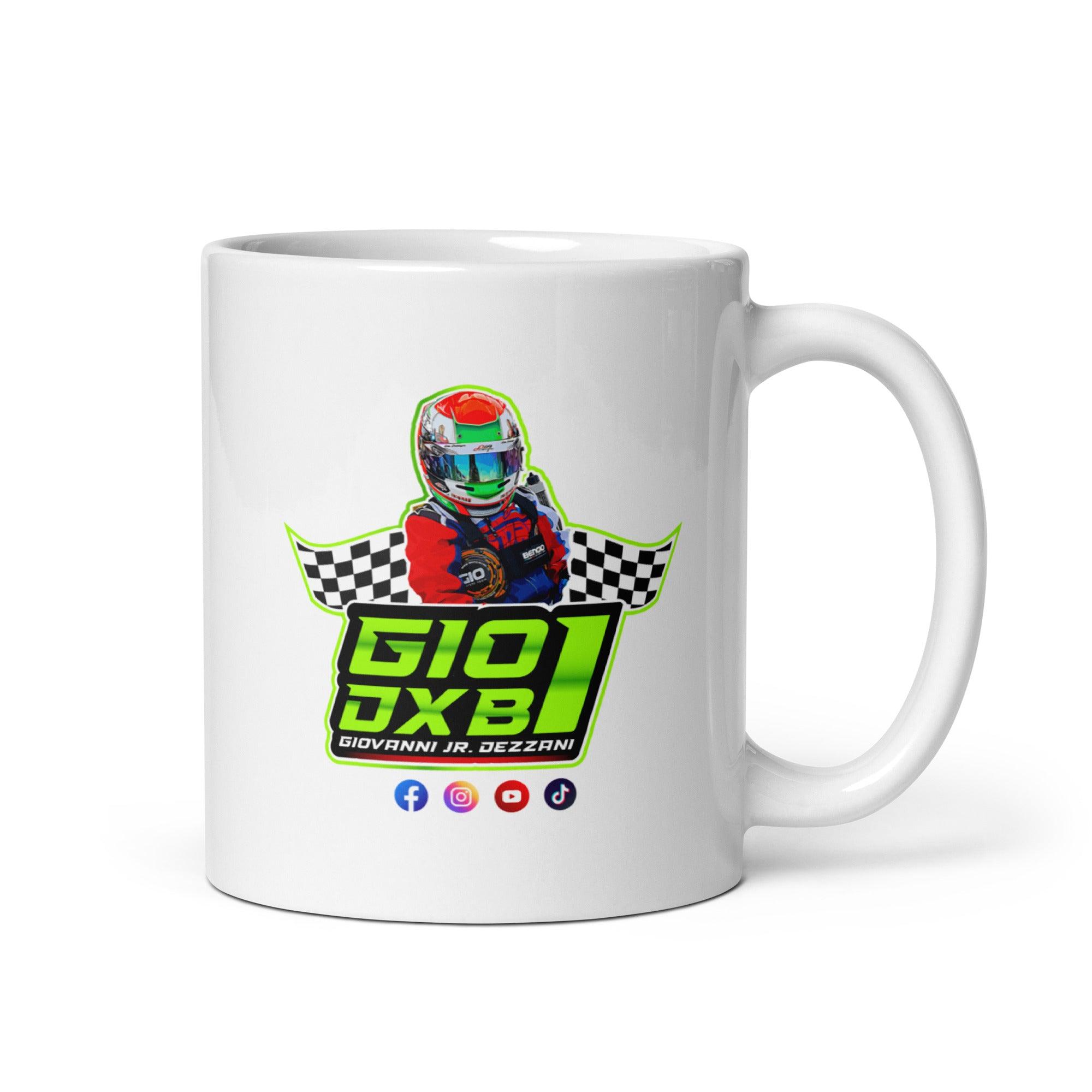 GioDXB1 - Logo White Glossy Mug