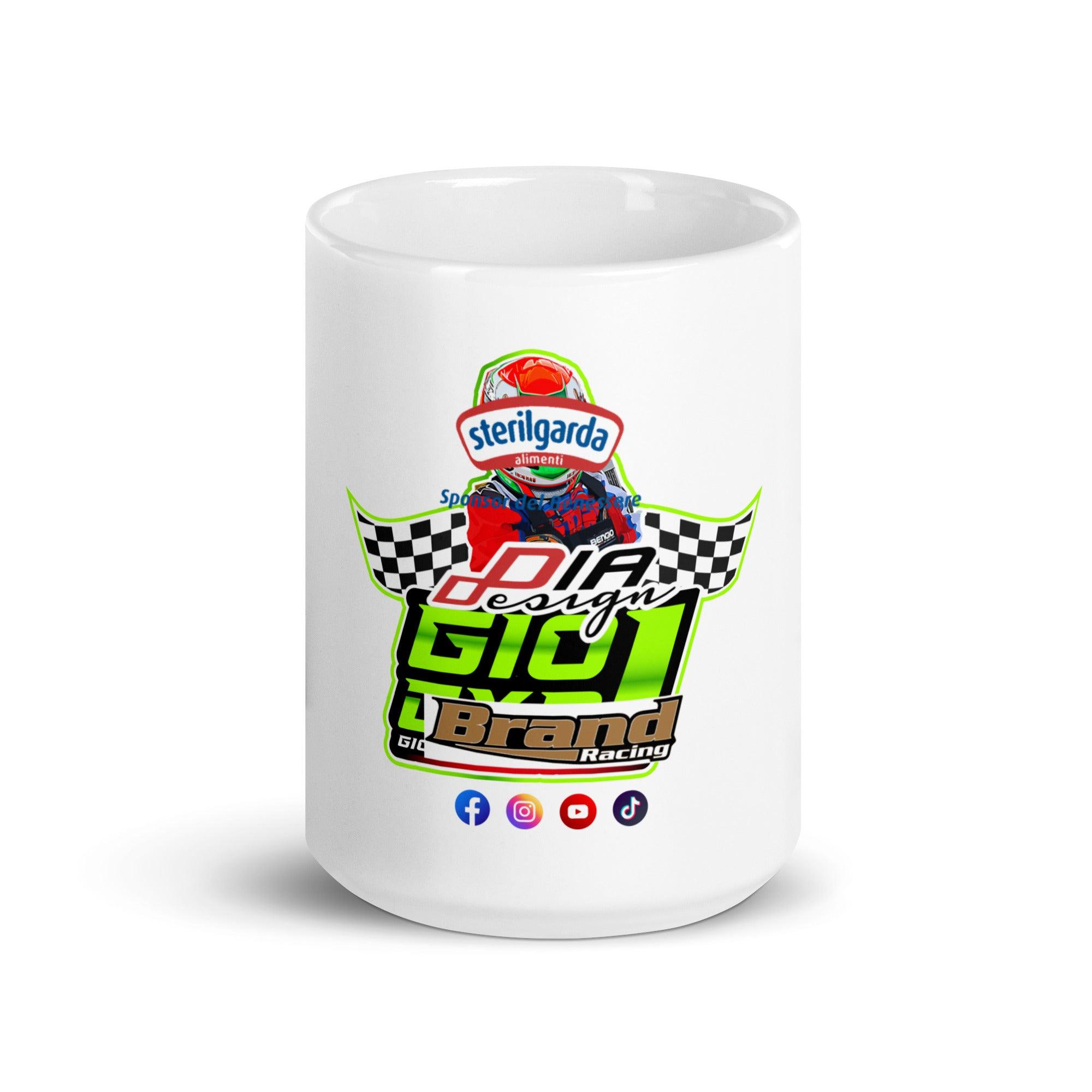 GioDXB1 - Logo White Glossy Mug